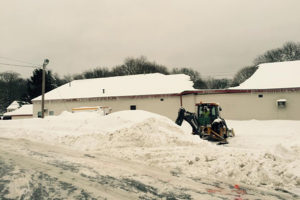 Commercial roof collapse